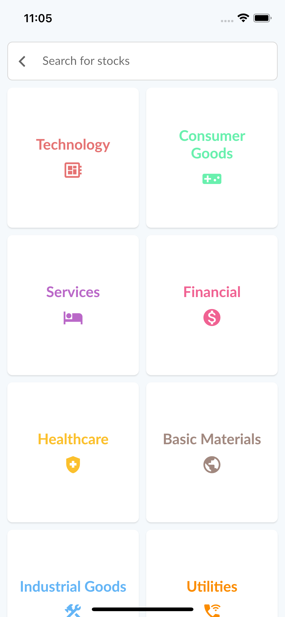 Device with the Busykid app open showing its features